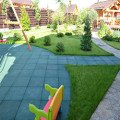 Резиновая плитка 1000×1000 мм, толщина 20 мм — плитка для дома и ландшафта