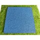 Ковровая резиновая плитка с 100% epdm крошка 10 мм, цвет Rainbow Blue