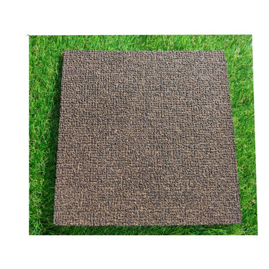 Ковровая резиновая плитка из 100% EPDM крошки, 10мм, цвет Brown