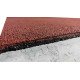 Ковровая резиновая плитка из 100% EPDM крошки, 10мм, цвет Red