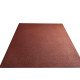 Ковровая резиновая плитка из 100% EPDM крошки, 10мм, цвет Red