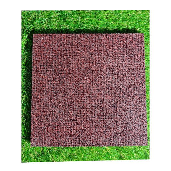 Ковровая резиновая плитка из 100% EPDM крошки, 10мм, цвет Red