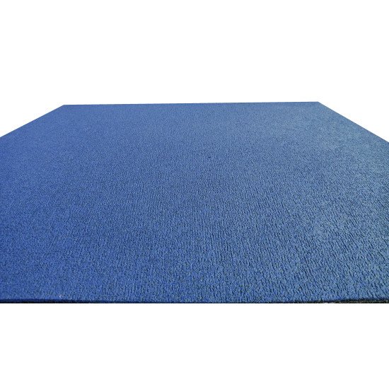Килимова гумова плитка зі 100% EPDM крихти 10мм, колір Rainbow Blue