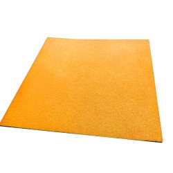 Резиновая плитка с 100% epdm крошка 10 мм, цвет оранжевый