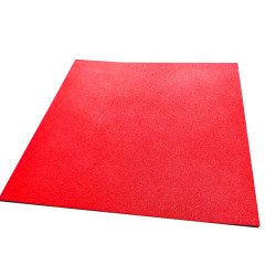 Резиновая плитка с 100% epdm крошка 10 мм, цвет красный