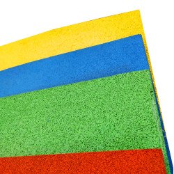 Резиновая плитка с 100% epdm крошка 10 мм, цвет желтый