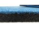 Резиновая плитка с 100% epdm крошка 30 мм, цвет голубой