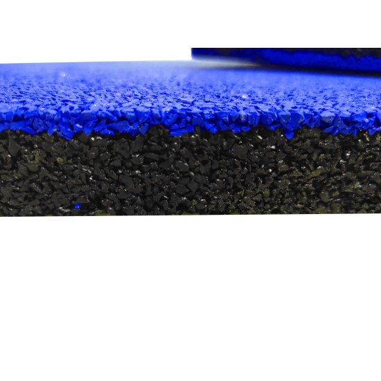 Резиновая плитка с 100% epdm крошка 30 мм, цвет синий
