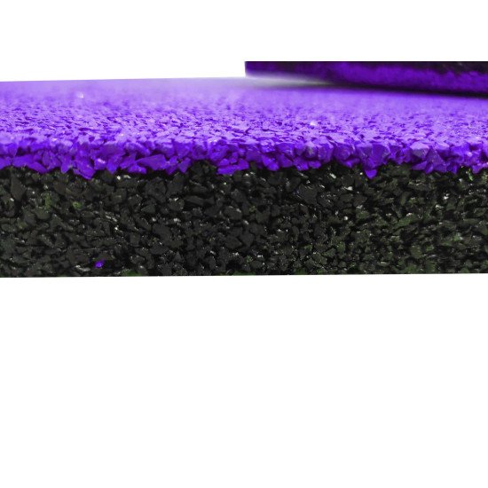 Резиновая плитка с 100% epdm крошка 30 мм, цвет фиолетовый