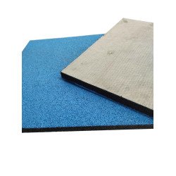 Резиновая плитка с 100% epdm крошка 30 мм, цвет голубой