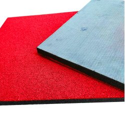 Резиновая плитка с 100% epdm крошка 30 мм, цвет красный