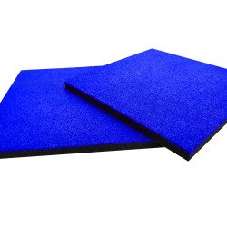 Резиновая плитка с 100% epdm крошка 30 мм, цвет синий