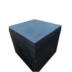 Резиновая плитка 1000×1000 мм, толщина 30 мм для детской площадки цвет черный