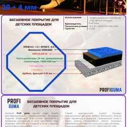 Бесшовное покрытие для детских площадок